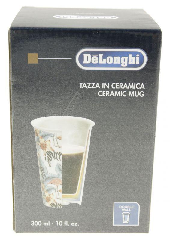 Delonghi 5513284511 Thermoskanne - Dlsc067 doppelwandiger keramikbecher, 300 ml