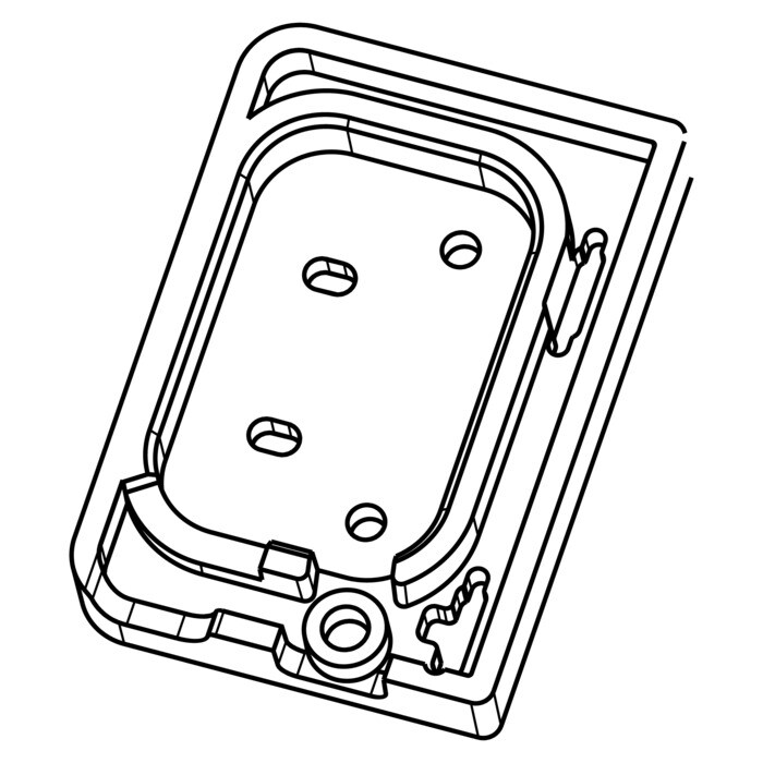 AEG Electrolux 1081663005 Halter - Verteiler