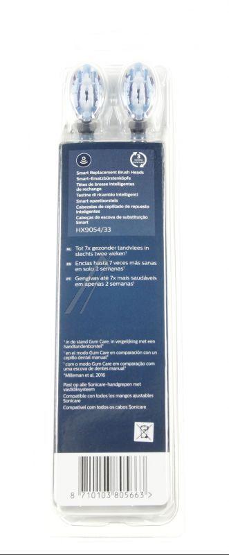 Philips Saeco HX905433 Zahnbürste - Premium gum care ersatzzahnbürsten schwarz, 4 stk.