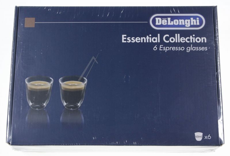 Delonghi 5513296651 Tasse - Dlsc300 6 espresso thermogläser passend für essential collection