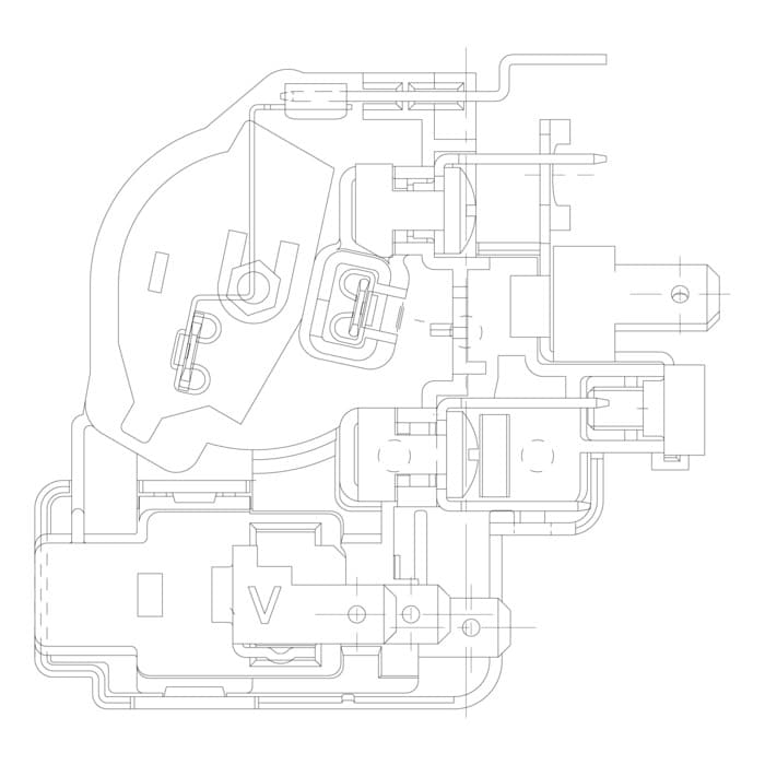 AEG Electrolux 2425610207 Lüsterklemmen - Lüsterklemme,motorschutz