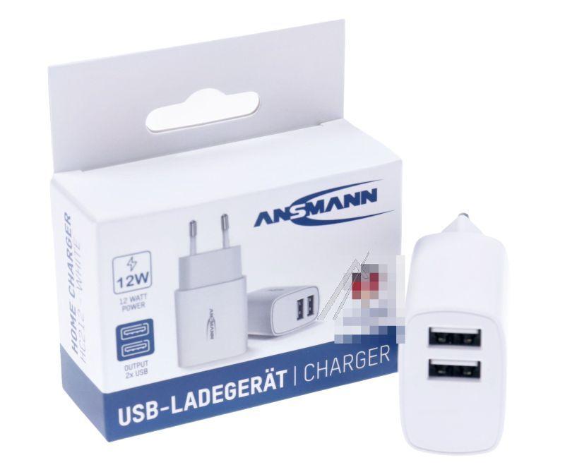 Assmann 10010114 - Hc212 1001-0114 doppel usb ladegerät / netzteil, 2,4a