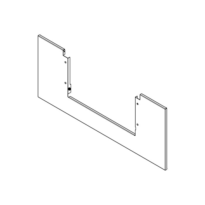 AEG Electrolux 4055489811 Frontblende - Panneau métallique,supérieur,i