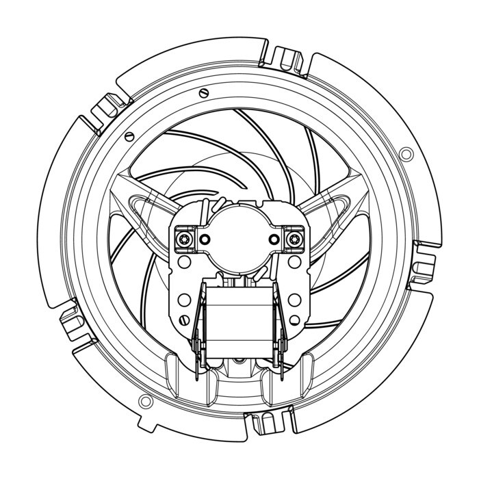 AEG Electrolux 140065664256 Radiallüfter - Cooling fan,assembly,230v, 9.5