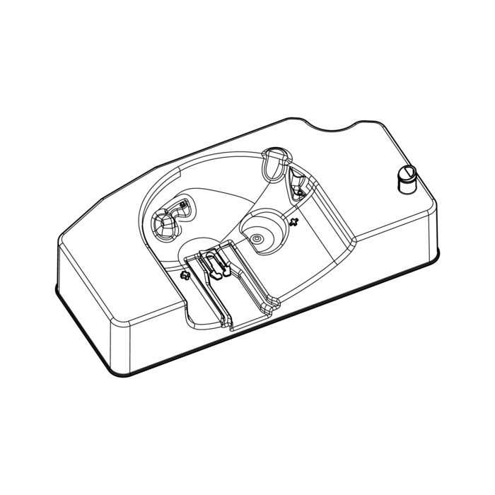 AEG Electrolux 140157328018 Verdunstungsbehälter - Bac d évaporation,303x152mm