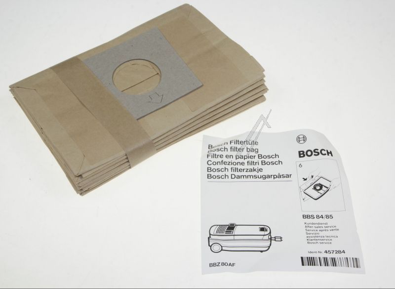 BSH Bosch Siemens 00457284 Staubsaugerbeutel - Bbz80af papierfilter, 6 stück