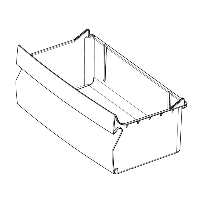 AEG Electrolux 2089625046 Schublade - Skrzynia zamrazarki,przezroczysty,h = 175