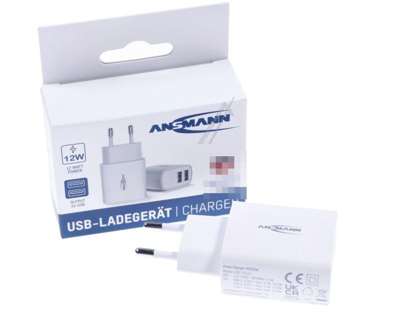 Assmann 10010114 - Hc212 doppel usb ladegerät / netzteil, 2,4a