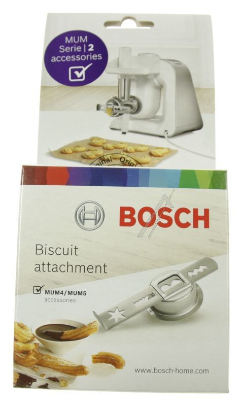 Bosch Spritzgebäckvorsatz 17004968 für MUM4 MUM5 Küchenmaschine Edelstahl Ersatzteil