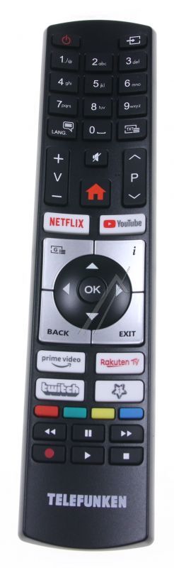 Vestel 23774640 - R/c4518p fernbedienung passend für telefunken (gray/s)(black/p)