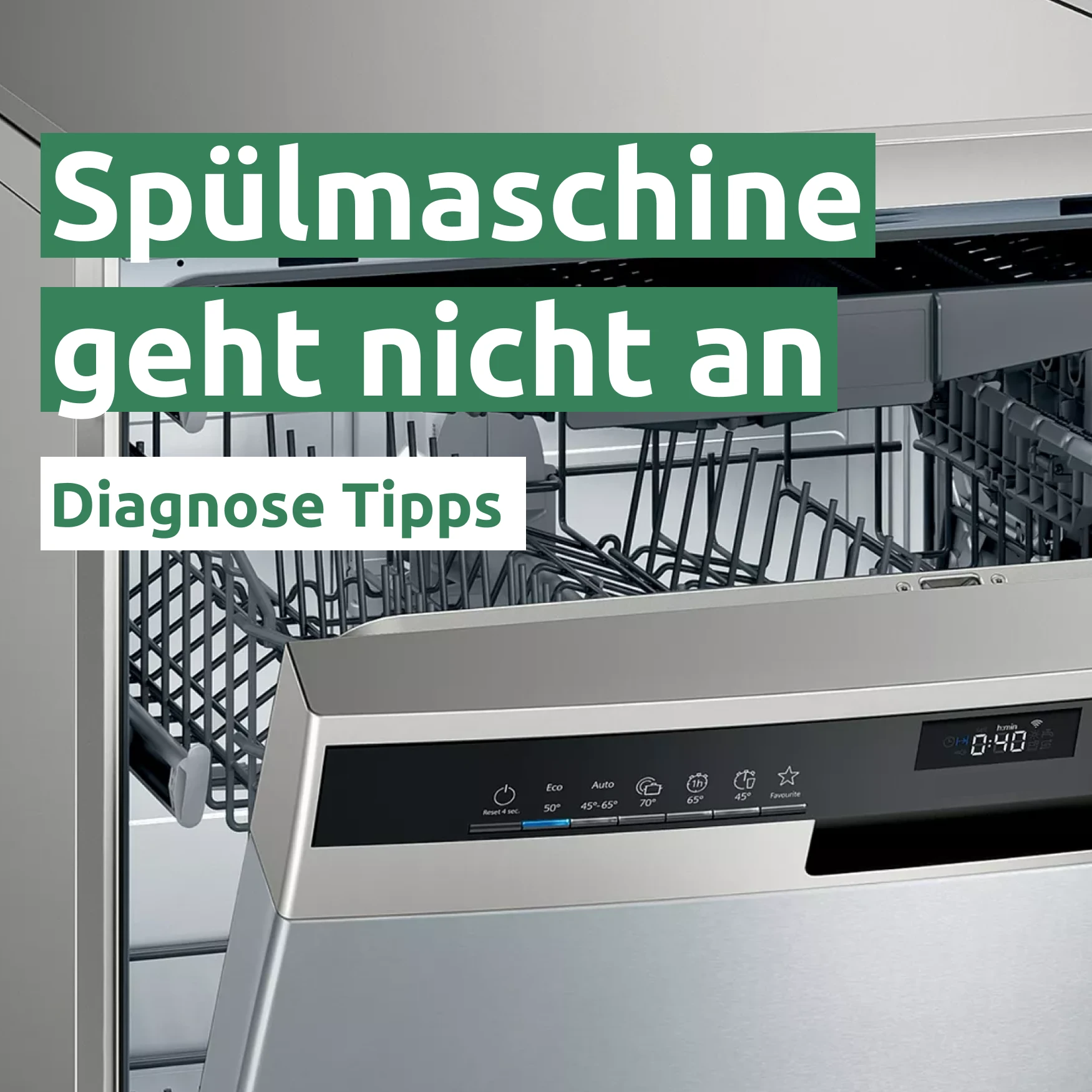 Spülmaschine geht nicht an