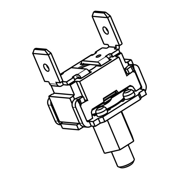 AEG Electrolux 140055396018 - Overheat protection thermostat