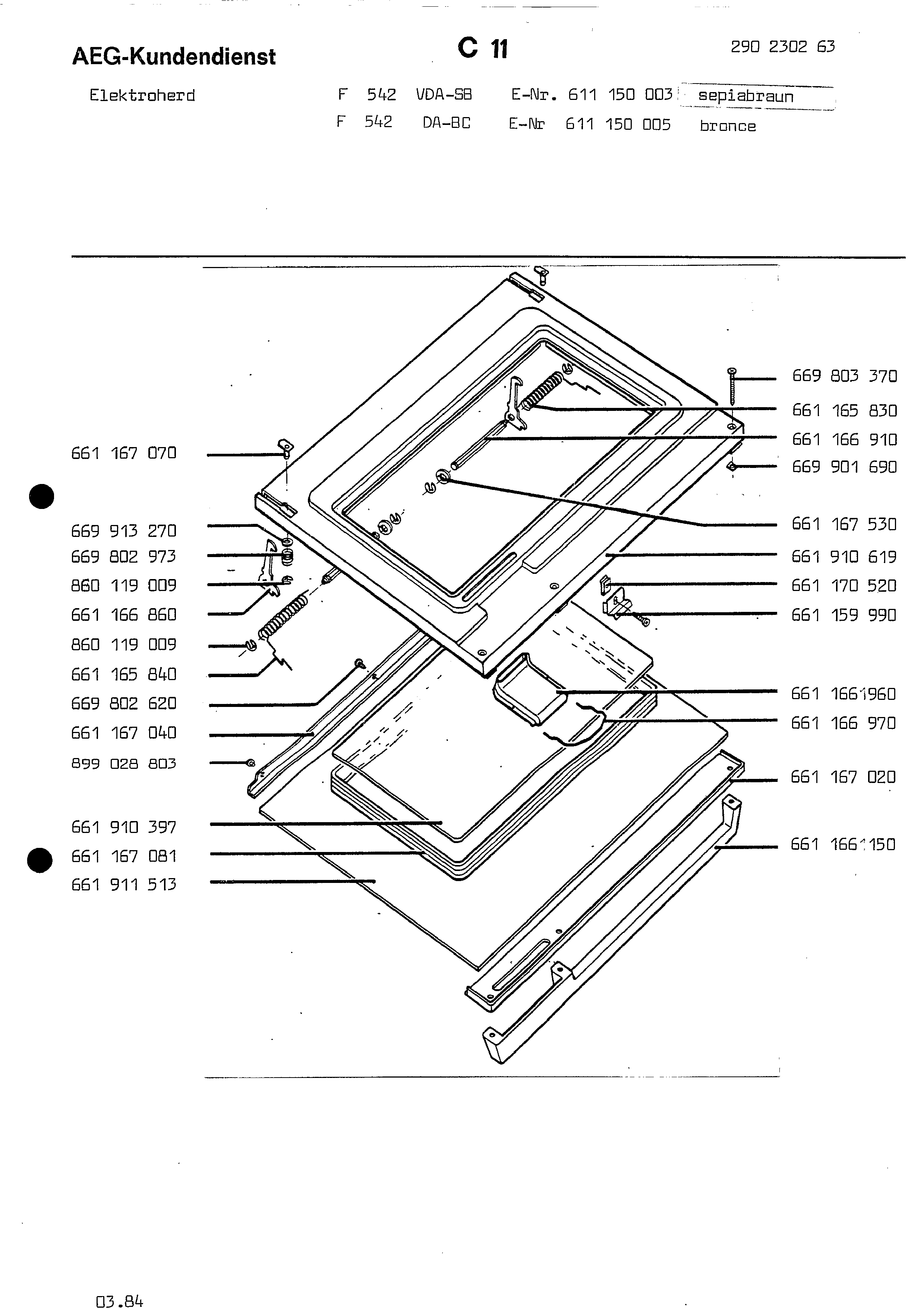 61115000300 F 542 VDA SB