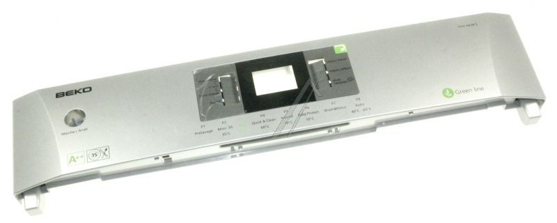 Arcelik Grundig Beko 1750770127 Bedienteilblende - Control panel group d 5001 eb