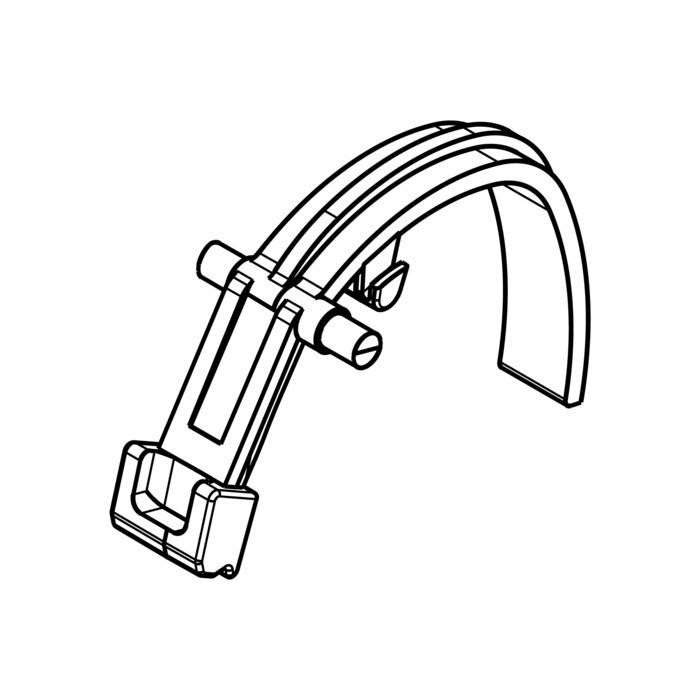 AEG Electrolux 140033331012 Lochschiene - Sicherheitsvorrichtung,orange