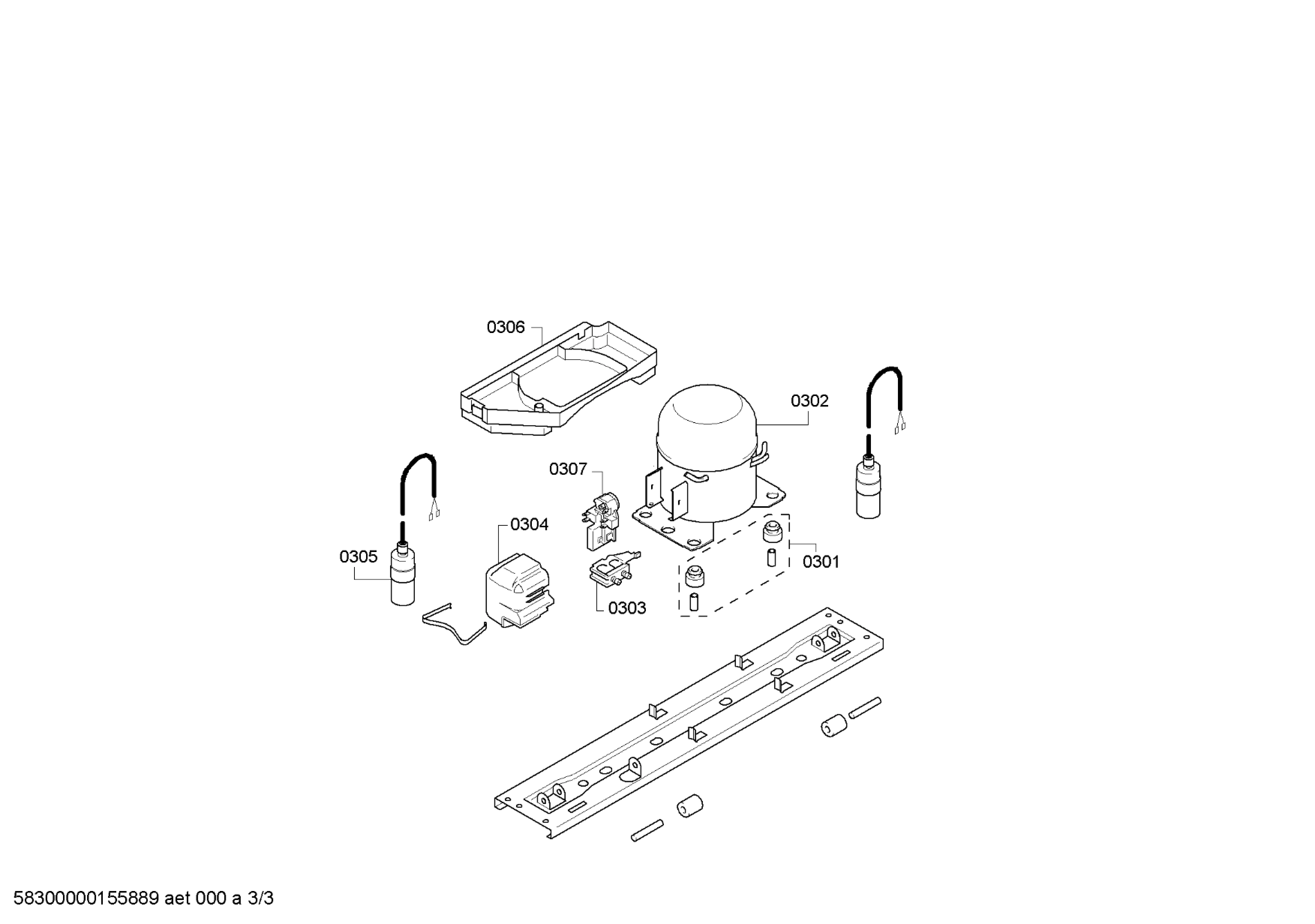 Explosionszeichnung Gaggenau RB280302/04