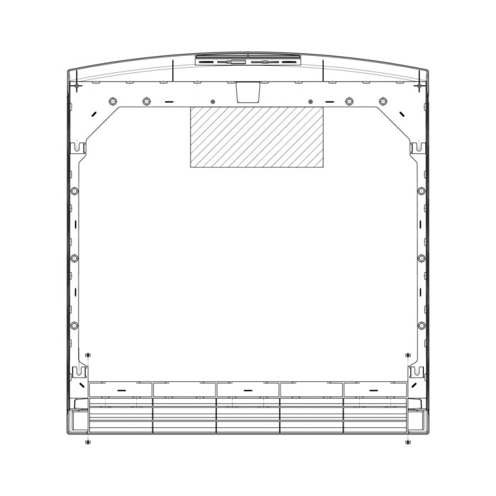 AEG Electrolux 2064200302 Abdeckplatte - Plan de travail,neutre,7809, 5