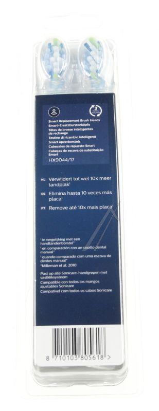 Philips Saeco HX904417 Zahnbürste - Sonicare premium plaque control ersatzzahnbürsten weiss, 4 stk.