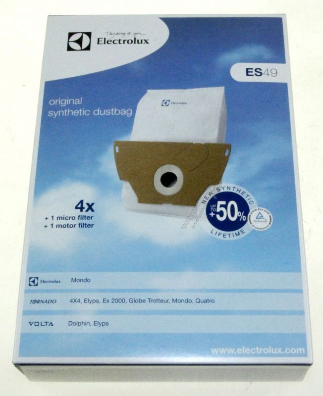 AEG Electrolux 9002565464 Staubsaugerbeutel - Es49 4 staubsaugerbeutel + 1 motorfilter + 1 microfilter