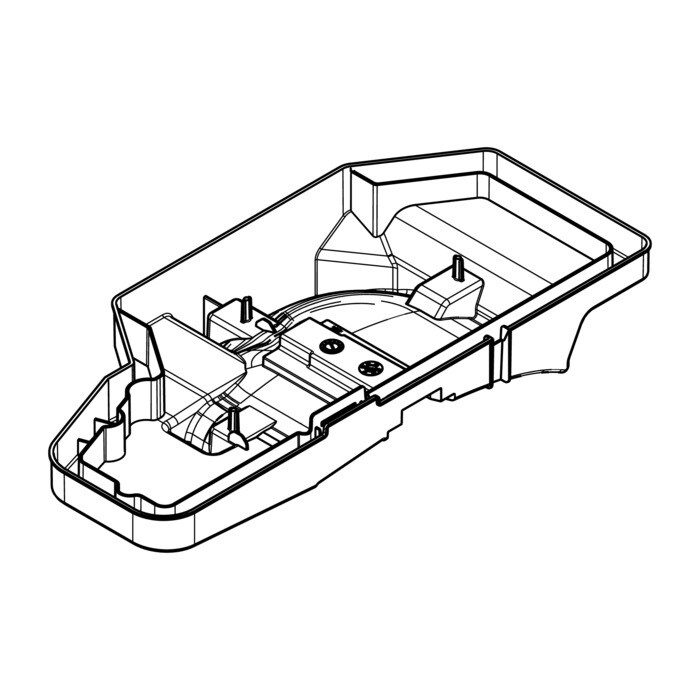 AEG Electrolux 140036277113 Verdampferschale - Bac d évaporation,320.5x146mm