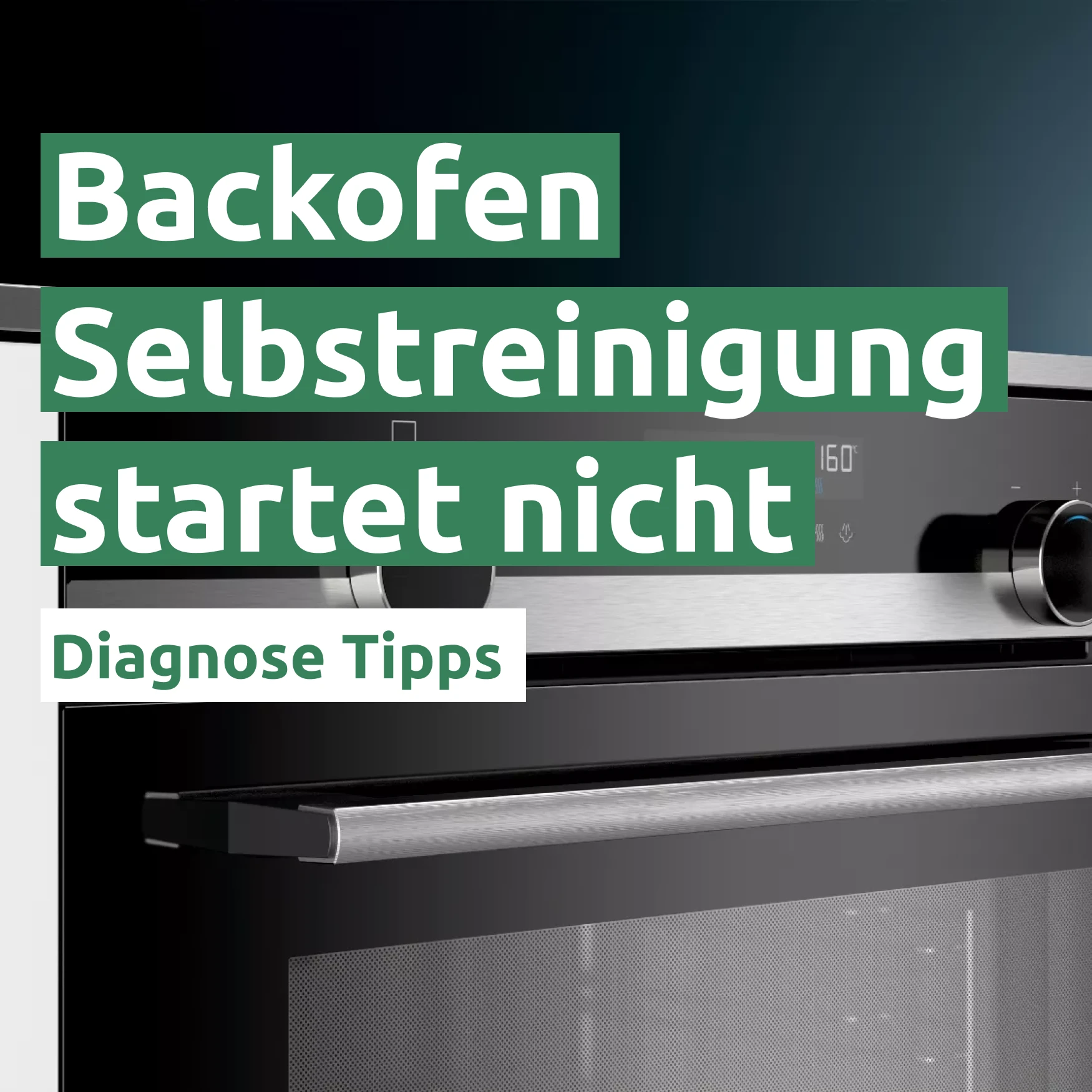 Backofen Selbstreinigung startet nicht