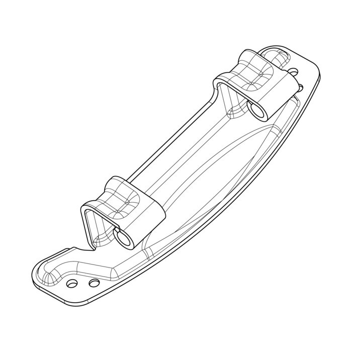 AEG Electrolux 140057025011 Scharnier - Türscharnier,diamond