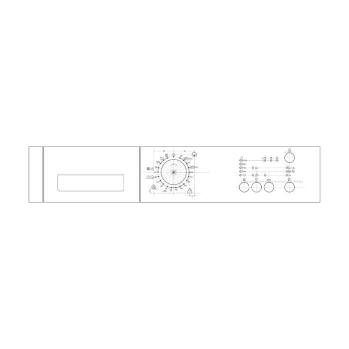 AEG Electrolux 8079927011 Bedienteilblende - Bedienblende,handgriff,renligw