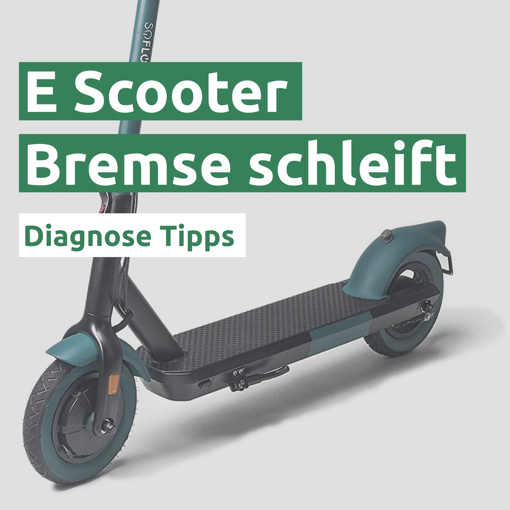 E Scooter Bremse schleift 