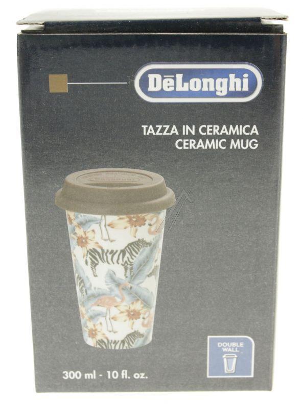 Delonghi 5513284511 Thermoskanne - Dlsc067 doppelwandiger keramikbecher, 300 ml