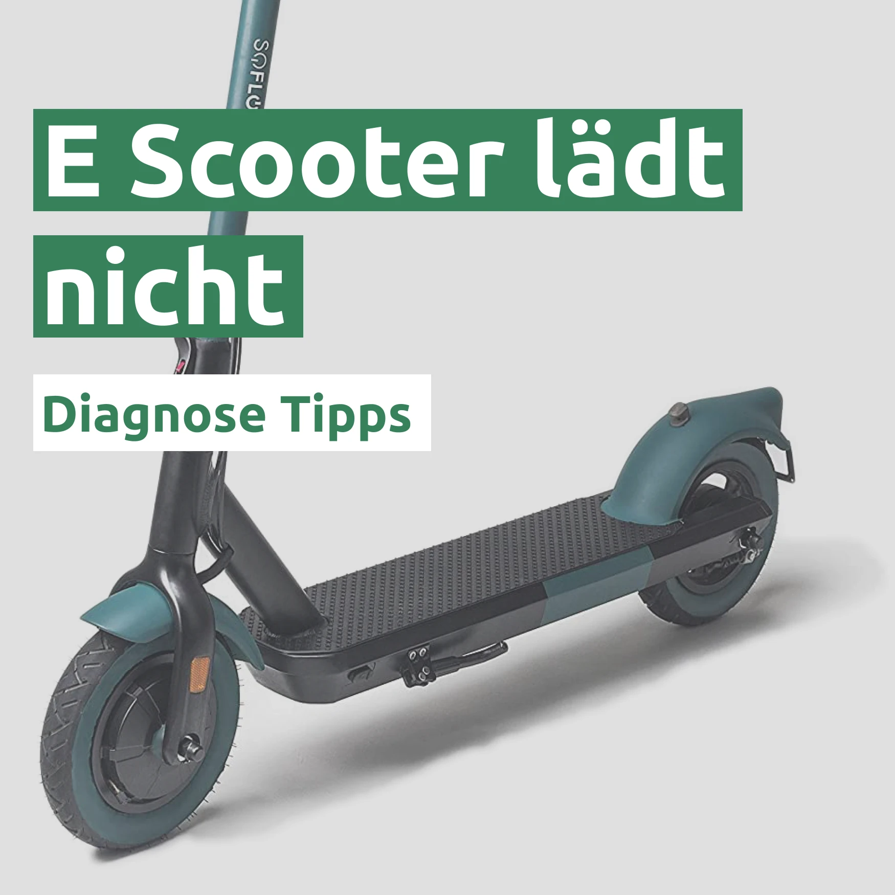 E Scooter lädt nicht 