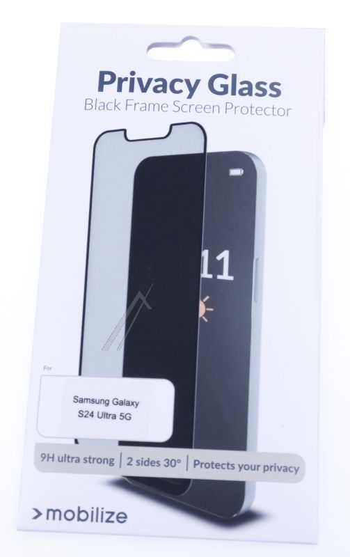 Mobilize 57690 Display-Schutzfolie - Passend für mobilize privacy glass screen protector - black frame - for samsung galaxy s24 ultra 5g