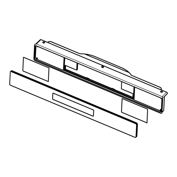 AEG Electrolux 2651035160 Blende - Wklad panelu