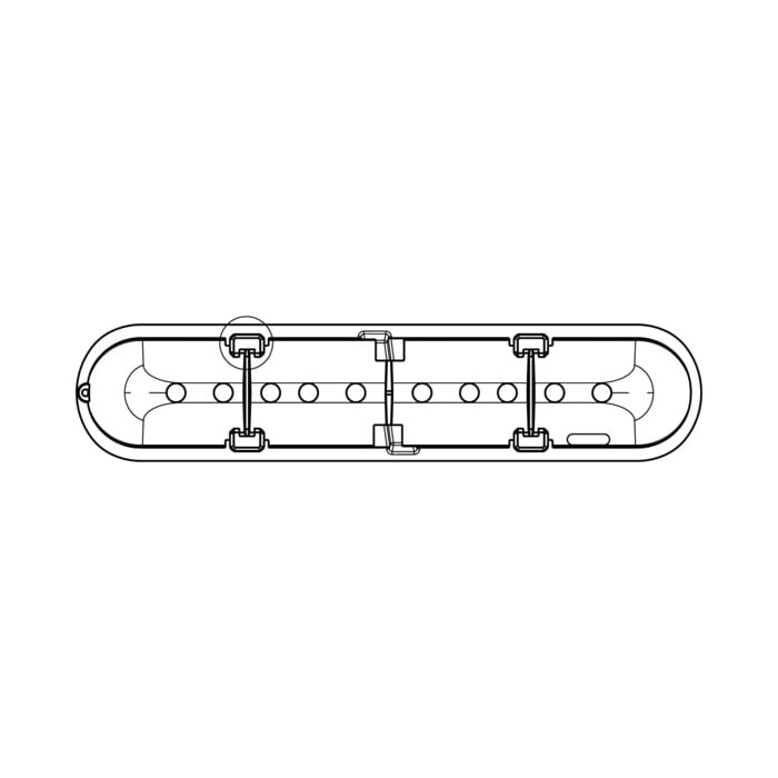 AEG Electrolux 8118632051 Trommelrippen - Trommelrippe,grau,165mm