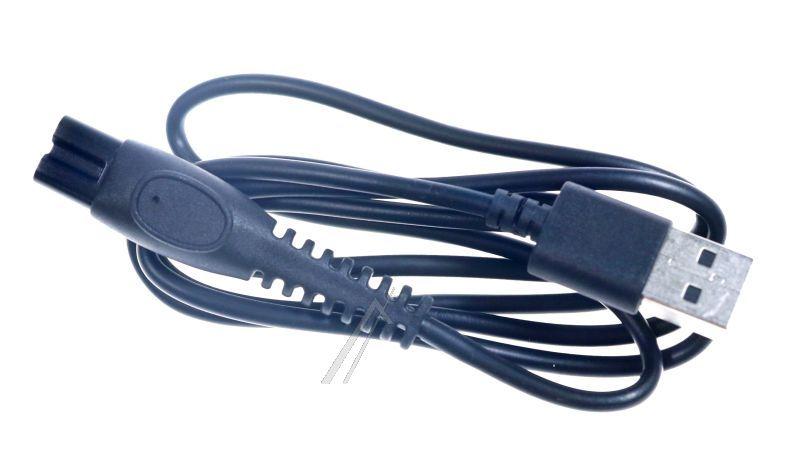 Philips Netzkabel für Rasierer 300008500071 Kabel mit USB-A Anschluss CP1788/01 2P 0M92 Ersatzteil