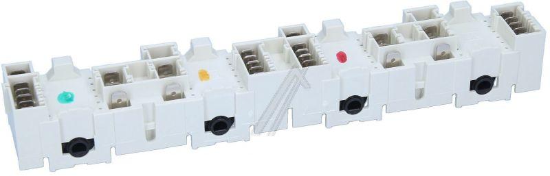 Whirlpool Indesit 481227018037 Blockschalter - C00312294 7-takt herd schalterblock 4-fach