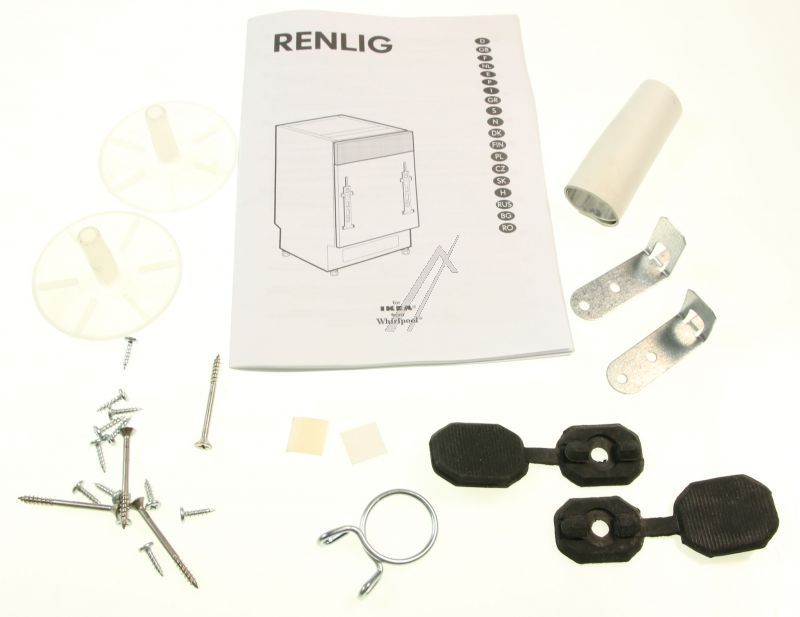 Whirlpool Indesit 481231088429 Befestigungsteil - C00328474 befestigung kit(fd-ikea,n.gez.)