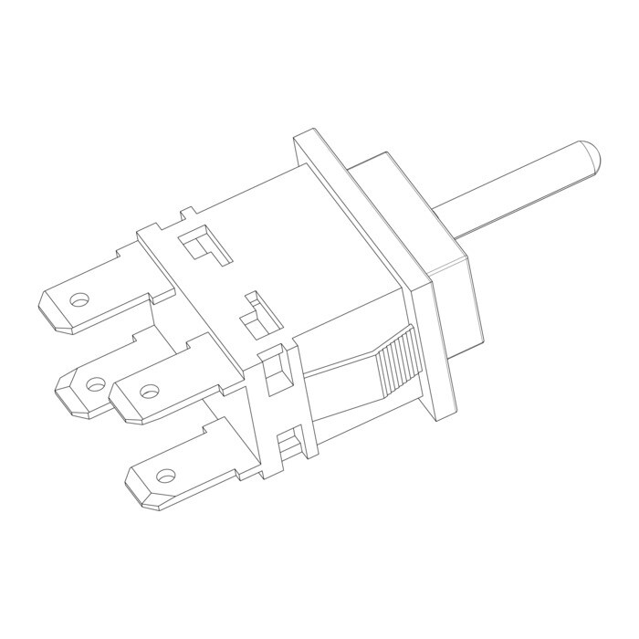 AEG Electrolux 2263124022 Taster - Schakelaar,twee-polig