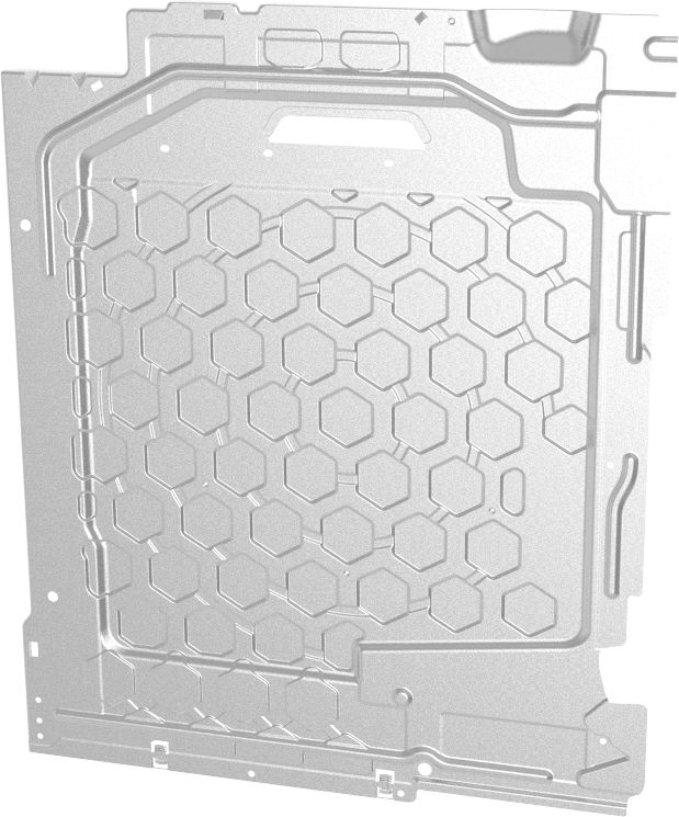 BSH Bosch Siemens 00718887 Gehäuseteil - Gehäuseseitenteil