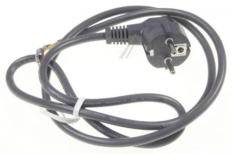 Delonghi KW715043 Euro-Netzkabel - Power cord assembly - grey - eu plug