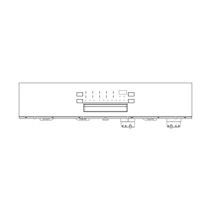 AEG Electrolux 8088621241 Bedienteilblende - Bedienblende,inox,aeg,fee62700