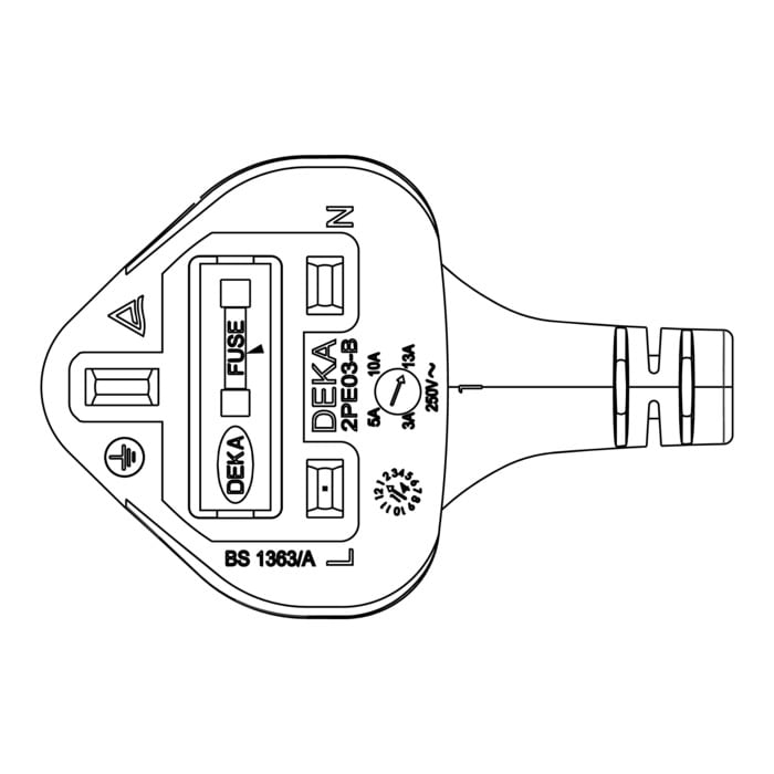 AEG Electrolux 2425738149 Netzkabel - Zuleitung,uk 2.45x0.75