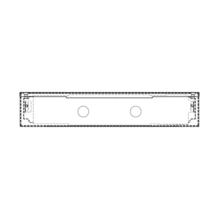 AEG Electrolux 140147808012 Bedienteilblende - Bandeau,inox,60cm,hexagon,2k