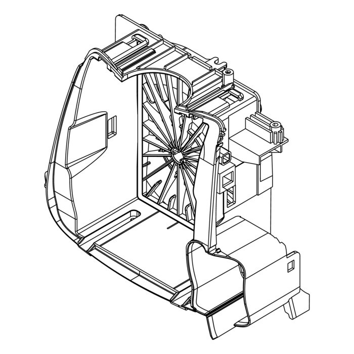 AEG Electrolux 140005837012 Klappe Deckel - Deckel,gehäuse,motor