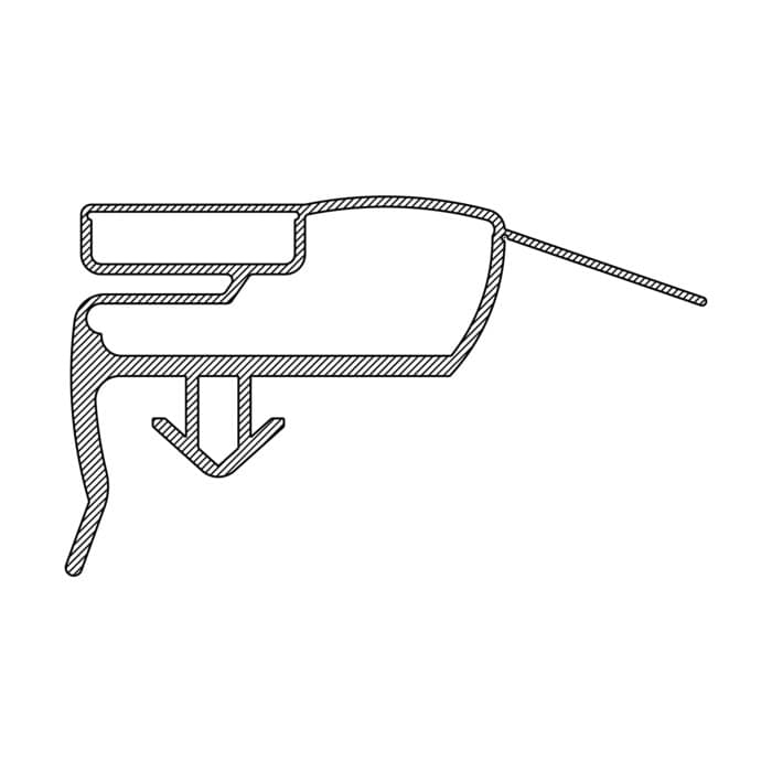 AEG Electrolux 2426448490 Kühlschranktürdichtung - Joint magnetique,service,563x9