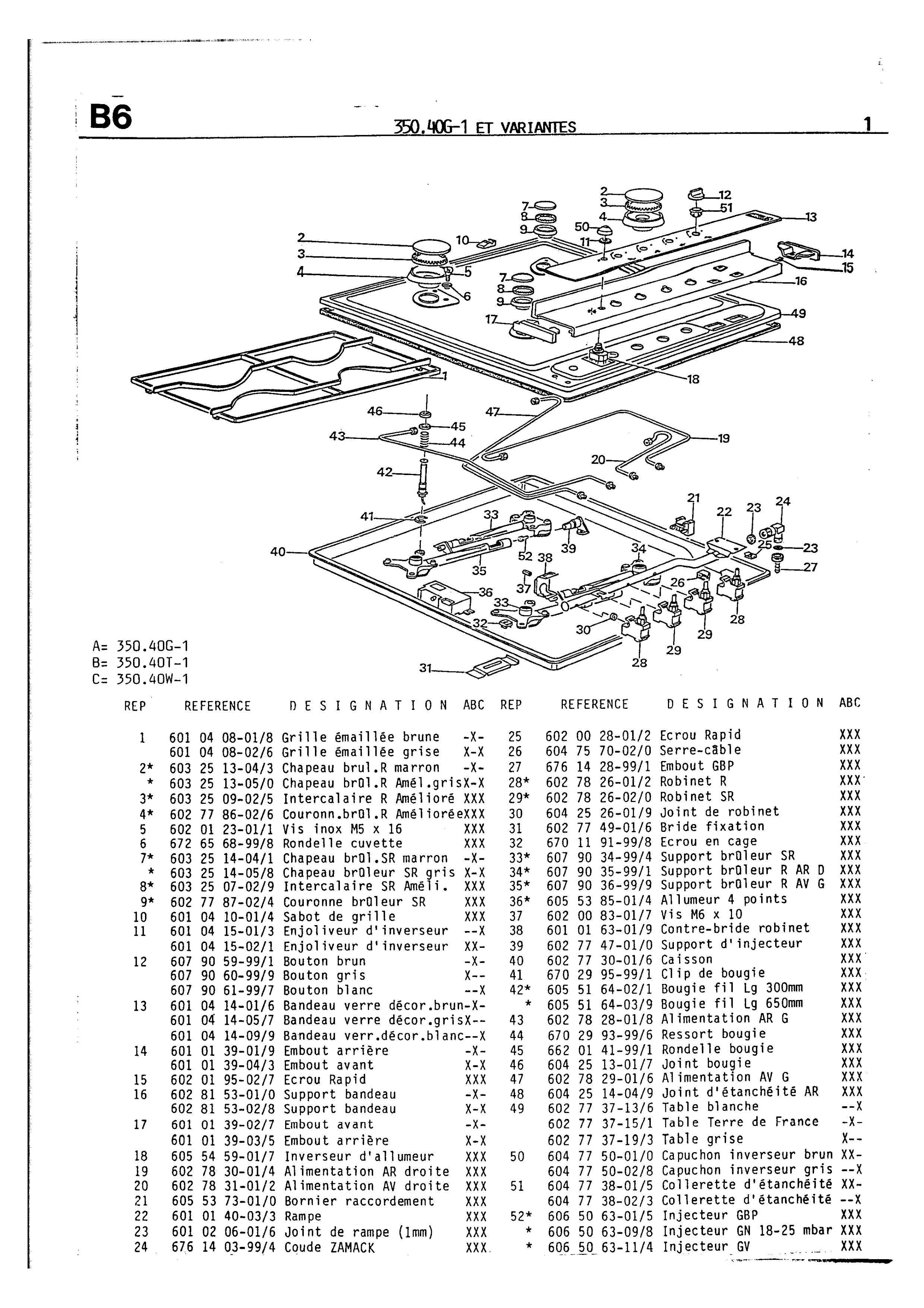 Explosionszeichnung AEG 91123457001 ESI 662 CN