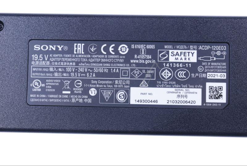 Sony 149300446 - Ac adaptor (120w) (kdl-43w*c (cei, uka))