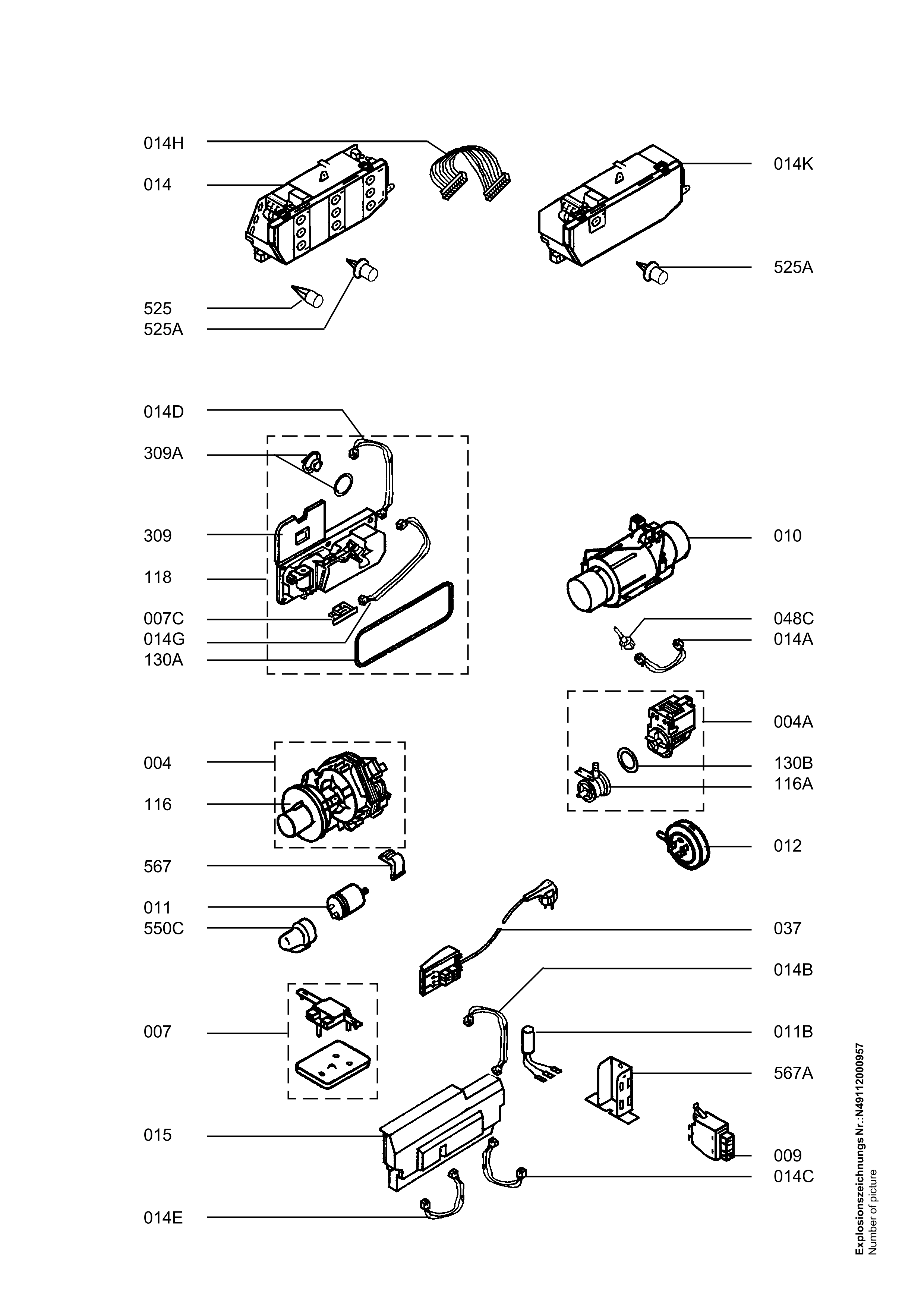 Explosionszeichnung AEG 91123227401 Favorit 5071 W C