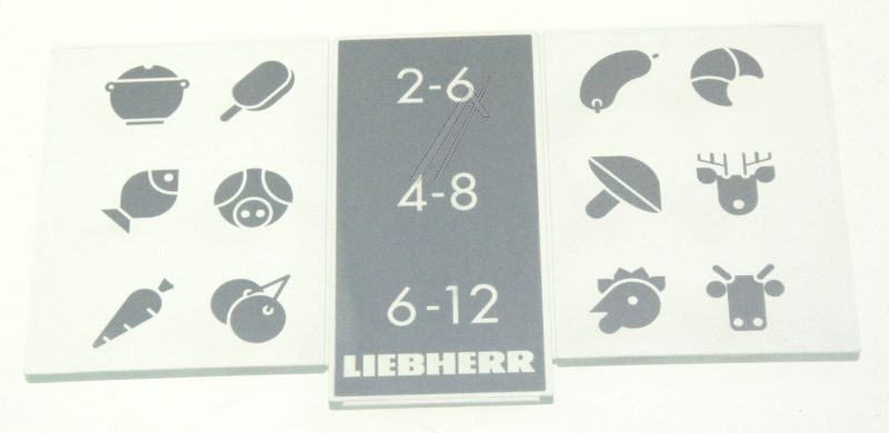 Liebherr 742883800 Schubladenblende - Infoblende bedruckt