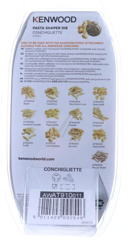 Delonghi AWAT910011 Einsatz - At910011 a910/10 teigwareneinsatz conchigliette