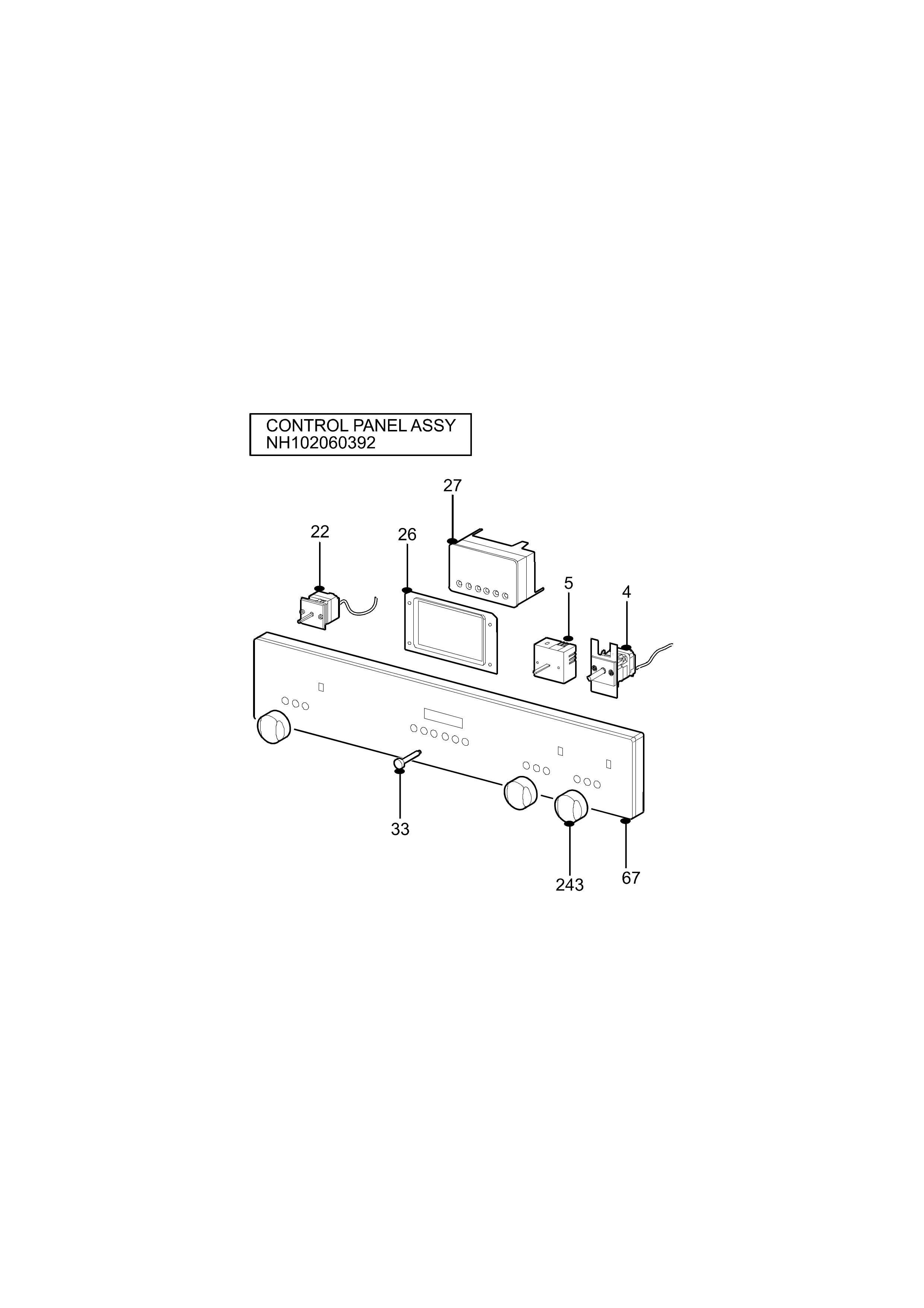 Explosionszeichnung AEG 94417112000 D2160W (WHITE)